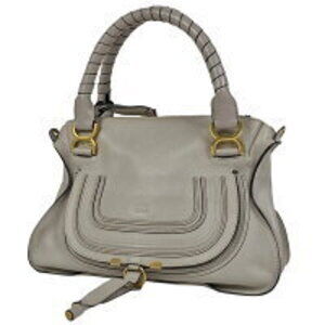 Chloe Marcie Shoulder Bag leather gray